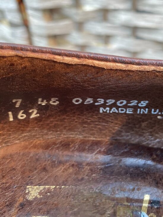 Vintage Hitchcock Wide Shoes Mens Size 7 4E Brown Oxblood Burgundy 100% Leather main image 8